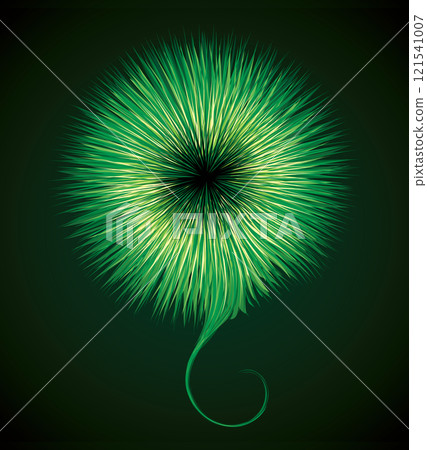 Abstract background. Explosion. Vector drawing 121541007