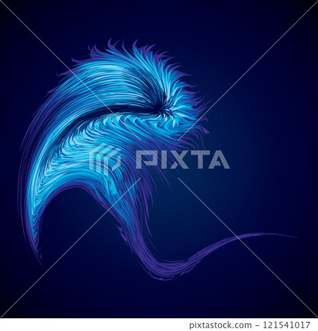 Abstract background. Explosion. Vector drawing Abstract background. Explosion. Vector drawing 121541017