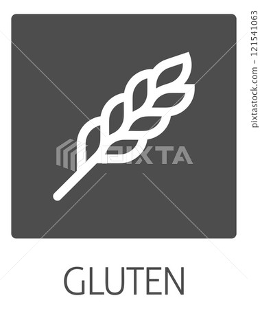 Wheat Plant Gluten Food Icon Concept 121541063