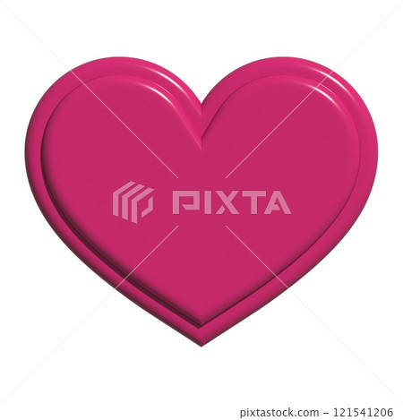 Heart-shaped ruby chocolate 3d rendering transparent background png 121541206