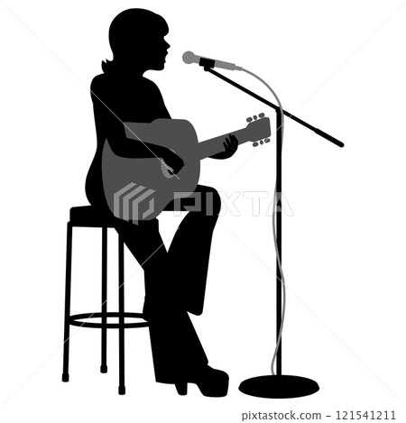 Female folk singer 121541211