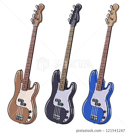 三個基地的插圖 121541287