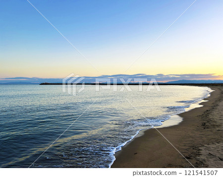 beautiful coastal sunset beautiful coastal sunset 121541507