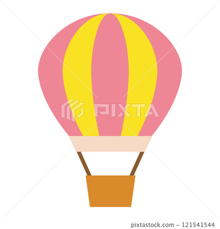 Simple and cute balloon illustration (flat design) 121541544