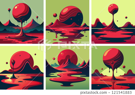 Amoeba-inspired abstract blob in modern fluid design with organic dynamic shapes Amoeba-inspired abstract blob in modern fluid design with organic dynamic shapes 121541883