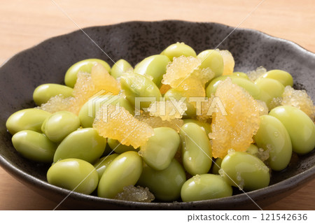 Seasoned herring roe with beans 121542636