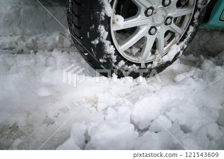 適用於在雪路上行駛的汽車的無釘子防滑輪胎 121543609