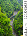 A valley that shines in the fresh green 121543625