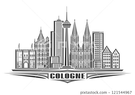 Vector illustration of Cologne 121544967