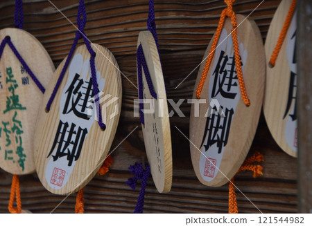 The mountain gate of Oiwayama Nissekiji Temple (Kamiichi Town, Toyama Prefecture) 121544982