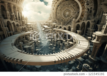 Phenomenal and awe-inspiring buildings, exploring captivating fractal dimensions. Created with generative AI tools Phenomenal and awe-inspiring buildings, exploring captivating fractal dimensions. Created with generative AI tools 121545191