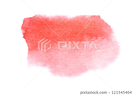 Vibrant red and pink watercolor texture for creative backgrounds and artistic 121545404
