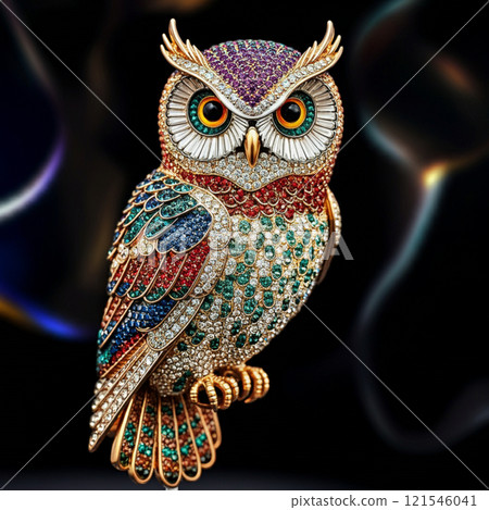 帶來幸福（和好運！）的貓頭鷹插圖 13 121546041