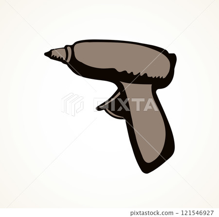 Screwdriver. Vector drawing Screwdriver. Vector drawing 121546927