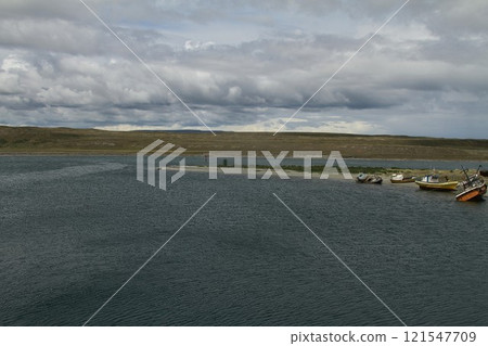 Town of Porvenir in Tierra Del Fuego  Patagonia Chile 121547709