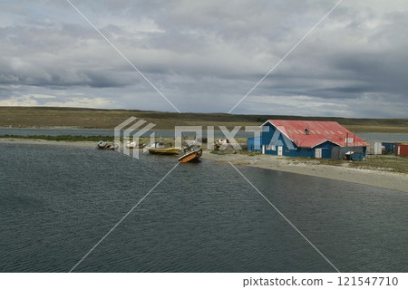 Town of Porvenir in Tierra Del Fuego  Patagonia Chile 121547710