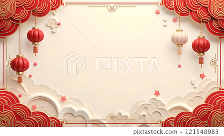 Happy chinese new year background lunar Happy chinese new year background lunar 121548983