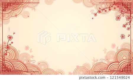 Happy chinese new year background lunar 121549024
