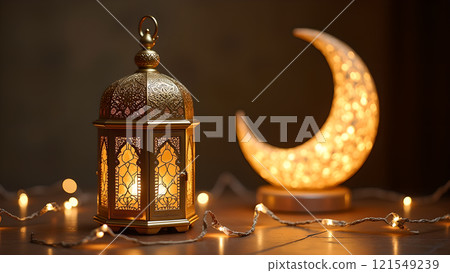 lantern moon kareem islamic background 121549239