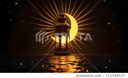 lantern moon kareem islamic background 121549327