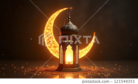 lantern moon kareem islamic background 121549353