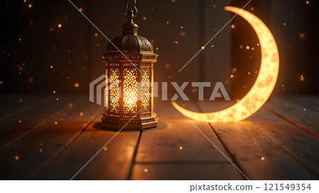 lantern moon kareem islamic background 121549354