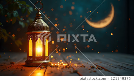 lantern moon kareem islamic background 121549375