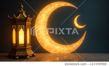 lantern moon kareem islamic background 121549408
