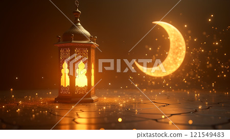lantern moon kareem islamic background 121549483
