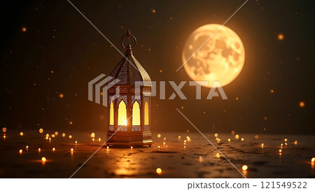 lantern moon kareem islamic background 121549522