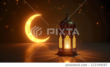 lantern moon kareem islamic background 121549587