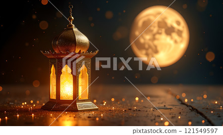 lantern moon kareem islamic background 121549597