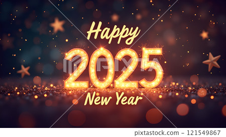 happy new year text on dark background happy new year text on dark background 121549867