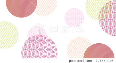 日本模式新年賀卡春天背景 121550046