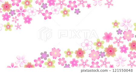 日本模式櫻花春天背景 121550048