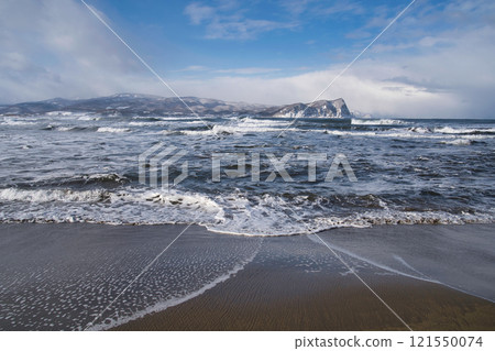 Sea of Japan in winter, wave 5 121550074
