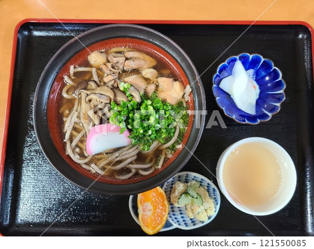 Local chicken soba material background 121550085