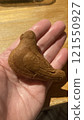 Doll-shaped cake in hand 121550927