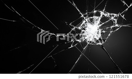 Cracks, fissures background 121551678