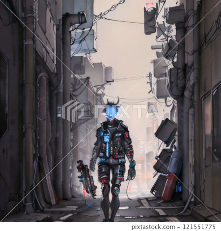 Cool people in the backstreets 121551775