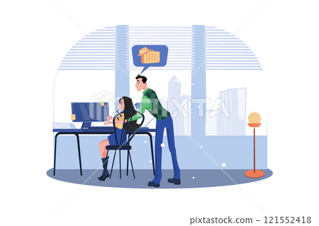 A couple chooses a peaceful resort to relax A couple chooses a peaceful resort to relax 121552418