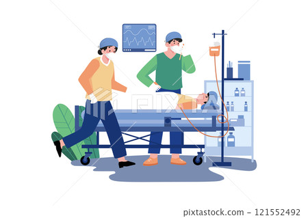 A Surgeon In The Operating Room 121552492