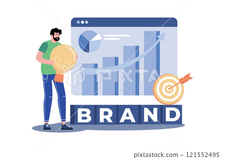A Branding Expert Develops A Brand Strategy 121552495