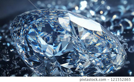 Crystal diamond background texture 121552865