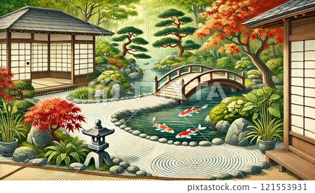 秋天的花園 121553931