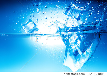 Ice water splash water splash Ice water splash water splash 121554805
