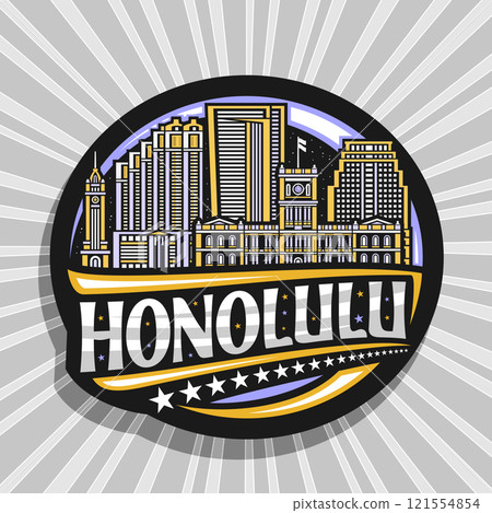 Vector logo for Honolulu 121554854