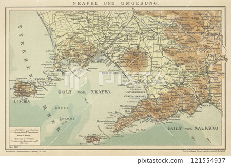 20世紀初世界地圖義大利那不勒斯 20世紀初世界地圖義大利那不勒斯 121554937