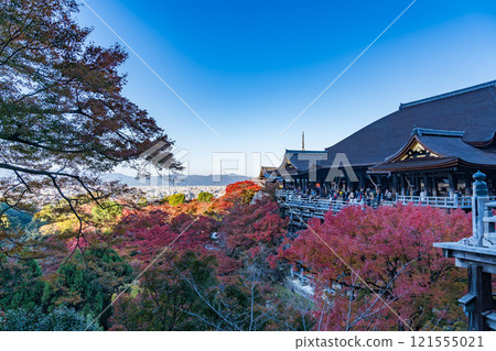 Kiyomizu Temple and autumn leaves in Kyoto Kiyomizu Temple and autumn leaves in Kyoto 121555021