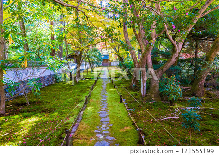 西芳寺秋葉日本花園，京都的一座苔蘚寺廟 121555199